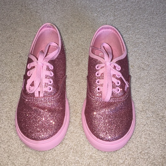 girls sparkle vans